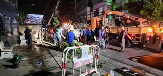 ทน.แม่สอด ลงพื้นที่สำรวจจากผลกระทบของพายุฤดูร้อน 