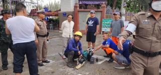 ทน.แม่สอด ลงพื้นที่สำรวจจากผลกระทบของพายุฤดูร้อน 