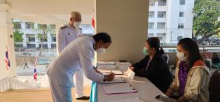 เทศบาลนครแม่สอด เข้าร่วมพิธีวางพวงมาลาในวันสมเด็จพระนเรศวรมหาราช