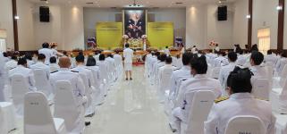 เทศบาลนครแม่สอด เข้าร่วมพิธีวางพวงมาลาในวันสมเด็จพระนเรศวรมหาราช