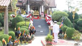 เทศบาลนครแม่สอด เข้าร่วมพิธีวางพวงมาลา ในวันสมเด็จพระนเรศวรมหาราช