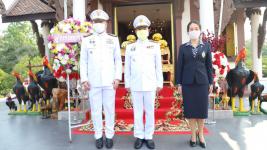 เทศบาลนครแม่สอด เข้าร่วมพิธีวางพวงมาลา ในวันสมเด็จพระนเรศวรมหาราช