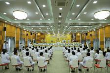 เทศบาลนครแม่สอด จัดพิธีรับพระราชทานเครื่องราชอิสริยาภรณ์ อันเป็นที่เชิดชูยิ่งช้างเผือก และเครื่องราชอิสริยาภรณ์อันมีเกียรติยศยิ่งมงกุฎไทย