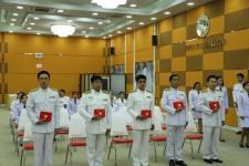 เทศบาลนครแม่สอด จัดพิธีรับพระราชทานเครื่องราชอิสริยาภรณ์ อันเป็นที่เชิดชูยิ่งช้างเผือก และเครื่องราชอิสริยาภรณ์อันมีเกียรติยศยิ่งมงกุฎไทย