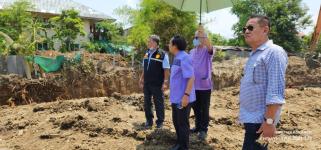ทน.แม่สอด ลงพื้นที่ติดตามความคืบหน้าโครงการก่อสร้างลำเหมืองหลวงสายชุมชนร่วมแรงไปชุมชนดอนไชย