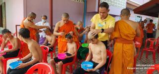 ทน.แม่สอด เข้าร่วมพิธีบรรพชาสามเณร เพื่อศึกษาพระปริยัติธรรม ประจำปี 2566