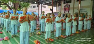 ทน.แม่สอด เข้าร่วมพิธีบรรพชาสามเณร เพื่อศึกษาพระปริยัติธรรม ประจำปี 2566