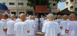 ทน.แม่สอด เข้าร่วมพิธีบรรพชาสามเณร เพื่อศึกษาพระปริยัติธรรม ประจำปี 2566