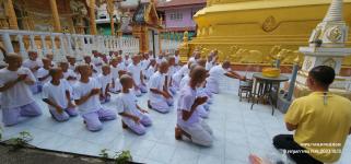 ทน.แม่สอด เข้าร่วมพิธีบรรพชาสามเณร เพื่อศึกษาพระปริยัติธรรม ประจำปี 2566