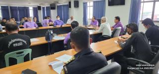 ทน.แม่สอด ประชุมฝ่ายป้องกันและบรรเทาสาธารณภัย เทศบาลนครแม่สอด