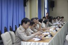 ประชุมคณะผู้บริหาร สมาชิกสภาเทศบาล หัวหน้าส่วนราชการ เทศบาลนครแม่สอดครั้งที่ 17/2559