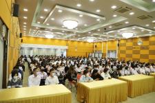 ทน.แม่สอด ร่วมพิธีเปิดโครงการปฐมนิเทศนักศึกษา ประจำภาคเรียนที่ 1 ปีการศึกษา 2566 