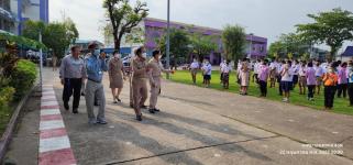 ทน.แม่สอด ตรวจเยี่ยมการเปิดเรียน ปีการศึกษา 2566 ณ โรงเรียนเทศบาลวัดบุญญาวาส สังกัดเทศบาลนครแม่สอด