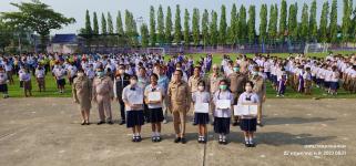 ทน.แม่สอด ตรวจเยี่ยมการเปิดเรียน ปีการศึกษา 2566 ณ โรงเรียนเทศบาลวัดบุญญาวาส สังกัดเทศบาลนครแม่สอด