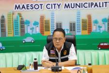ทน.แม่สอด จัดประชุมรายงานความคืบหน้าโครงการบริหารจัดการกำจัดขยะมูลฝอยครั้งที่ 7/2566
