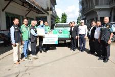 ทน.แม่สอด รับมอบน้ำดื่ม สนับสนุนโดยธนาคารเพื่อการเกษตรและสหกรณ์การเกษตร (ธกส.)