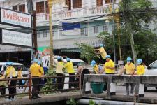 ทน.แม่สอด จัดกิจกรรมจิตอาสาบำเพ็ญสาธารณประโยชน์เนื่องในโอกาสวันเฉลิมพระชนมพรรษาสมเด็จพระนางเจ้าฯ พระบรมราชินี 