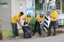 ทน.แม่สอด จัดกิจกรรมจิตอาสาบำเพ็ญสาธารณประโยชน์เนื่องในโอกาสวันเฉลิมพระชนมพรรษาสมเด็จพระนางเจ้าฯ พระบรมราชินี 