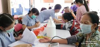 ทน.แม่สอด คลินิกชุมชนอบอุ่นให้บริการตรวจคัดกรองผู้สูงอายุ ชุมชนสองแคว 1 เขตเทศบาลนครแม่สอด 