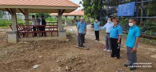 ทน.แม่สอด ลงพื้นที่ติดตามความคืบหน้างานก่อสร้างพระตำหนักสมเด็จพระนเรศวรมหาราช และศาลหลักเมือง