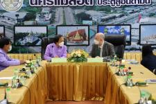 ทน.แม่สอด ให้การต้อนรับนายเดวิด เดลี เอกอัครราชทูตสหภาพยุโรปประจำประเทศไทยพร้อมด้วยคณะ