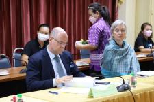 ทน.แม่สอด ให้การต้อนรับนายเดวิด เดลี เอกอัครราชทูตสหภาพยุโรปประจำประเทศไทยพร้อมด้วยคณะ