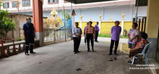 ทน.แม่สอด ลงพื้นที่ดำเนินการตัดต้นไม้และกิ่งไม้ ชุมชนชุมพลพัฒนา เขตเทศบาลนครแม่สอด