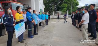 ทน.แม่สอด รับมอบหน้ากากป้องกันสารพิษและแว่นตา จากบริษัท คลีน แพลนนิ่ง จำกัด