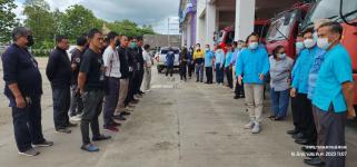 ทน.แม่สอด รับมอบหน้ากากป้องกันสารพิษและแว่นตา จากบริษัท คลีน แพลนนิ่ง จำกัด