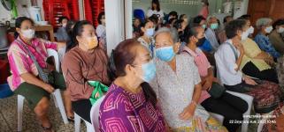 ทน.แม่สอด ร่วมกิจกรรมผู้สูงอายุ และทำบุญทอดผ้าป่า ชุมชนสันต้นปิน ประจำเดือน มิถุนายน 