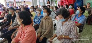 ทน.แม่สอด ร่วมกิจกรรมผู้สูงอายุ และทำบุญทอดผ้าป่า ชุมชนสันต้นปิน ประจำเดือน มิถุนายน 