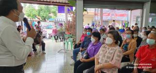 ทน.แม่สอด ร่วมกิจกรรมผู้สูงอายุ และทำบุญทอดผ้าป่า ชุมชนสันต้นปิน ประจำเดือน มิถุนายน 