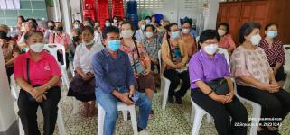 ทน.แม่สอด ร่วมกิจกรรมผู้สูงอายุ และทำบุญทอดผ้าป่า ชุมชนสันต้นปิน ประจำเดือน มิถุนายน 