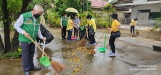 ทน.แม่สอด ร่วมกิจกรรมโครงการรณรงค์ 3 เก็บ 3 โรค บริเวณวัดดอนแก้ว 