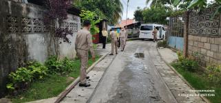 ทน.แม่สอด ลงพื้นที่สำรวจฝาท่อรางระบายน้ำชำรุด ชุมชนมณีไพรสณฑ์