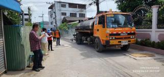 ทน.แม่สอด ลงพื้นที่ตรวจความเรียบร้อยโครงการก่อสร้างปรับปรุงเสริมผิวจราจรแอสฟัลท์ติกคอนกรีต พร้อมยกฝาท่อระบายน้ำ ถนนชุมชนประชารักษ์และถนนชุมชนสักทอง