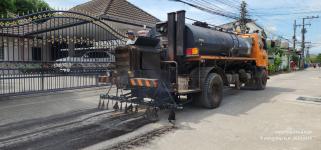 ทน.แม่สอด ลงพื้นที่ตรวจความเรียบร้อยโครงการก่อสร้างปรับปรุงเสริมผิวจราจรแอสฟัลท์ติกคอนกรีต พร้อมยกฝาท่อระบายน้ำ ถนนชุมชนประชารักษ์และถนนชุมชนสักทอง