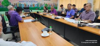 ทน.แม่สอด ร่วมกับอบต.แม่ปะ จัดประชุมปรึกษาหารือ ปัญหารอยต่อระหว่างท้องถิ่น ด้านการพัฒนาด้านสาธารณูปโภค