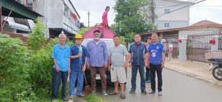 ทน.แม่สอด ร่วมกิจกรรมร่วมใจพัฒนาหมู่บ้าน ชุมชนบ้านเหนือสามัคคี ถวายเป็นพระราชกุศล เนื่องในโอกาสวันเฉลิมพระชนมพรรษา พระบาทสมเด็จพระเจ้าอยู่หัว 28 กรกฎาคม 2566
