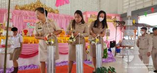 ทน.แม่สอด ร่วมพิธีหล่อเทียนจำนำพรรษา โรงเรียนเทศบาลวัดดอนแก้ว ประจำปีการศึกษา 2566