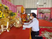 ทน.แม่สอด ร่วมพิธีหล่อเทียนจำนำพรรษา โรงเรียนเทศบาลวัดดอนแก้ว ประจำปีการศึกษา 2566