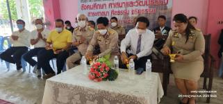 ทน.แม่สอด ร่วมพิธีหล่อเทียนจำนำพรรษา โรงเรียนเทศบาลวัดดอนแก้ว ประจำปีการศึกษา 2566