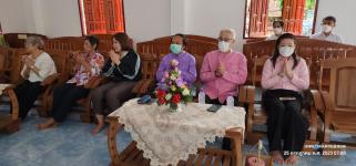 ทน.แม่สอด ร่วมประกอบพิธีทำบุญศาลาธรรมสังเวชหลังใหม่ ณ วัดตรีรัตนาราม