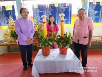 ทน.แม่สอด ร่วมพิธีถวายเทียนจำนำพรรษา ชมรมผู้สูงอายุเทศบาลนครแม่สอด