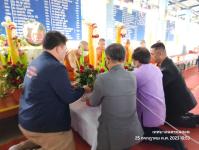ทน.แม่สอด ร่วมพิธีถวายเทียนจำนำพรรษา ชมรมผู้สูงอายุเทศบาลนครแม่สอด