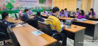 ทน.แม่สอด จัดประชุมรายงานความคืบหน้าโครงการบริหารจัดการกำจัดขยะมูลฝอยและผลิตกระแสไฟฟ้าขนาดเล็ก ครั้งที่ 9/2566