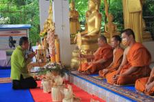 ทน.แม่สอด จัดโครงการจัดงานประเพณีแห่เทียนจำนำพรรษา ประจำปีงบประมาณ พ.ศ. 2566