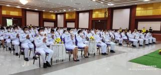 ทน.แม่สอด ร่วมพิธีทำบุญตักบาตรและร่วมถวายสัตย์ปฏิญาณเพื่อเป็นข้าราชการที่ดี เนื่องในโอกาสวันเฉลิมพระชนมพรรษา 71 พรรษา   28 กรกฎาคม 2566