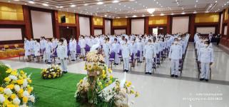 ทน.แม่สอด ร่วมพิธีทำบุญตักบาตรและร่วมถวายสัตย์ปฏิญาณเพื่อเป็นข้าราชการที่ดี เนื่องในโอกาสวันเฉลิมพระชนมพรรษา 71 พรรษา   28 กรกฎาคม 2566