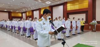 ทน.แม่สอด ร่วมพิธีทำบุญตักบาตรและร่วมถวายสัตย์ปฏิญาณเพื่อเป็นข้าราชการที่ดี เนื่องในโอกาสวันเฉลิมพระชนมพรรษา 71 พรรษา   28 กรกฎาคม 2566